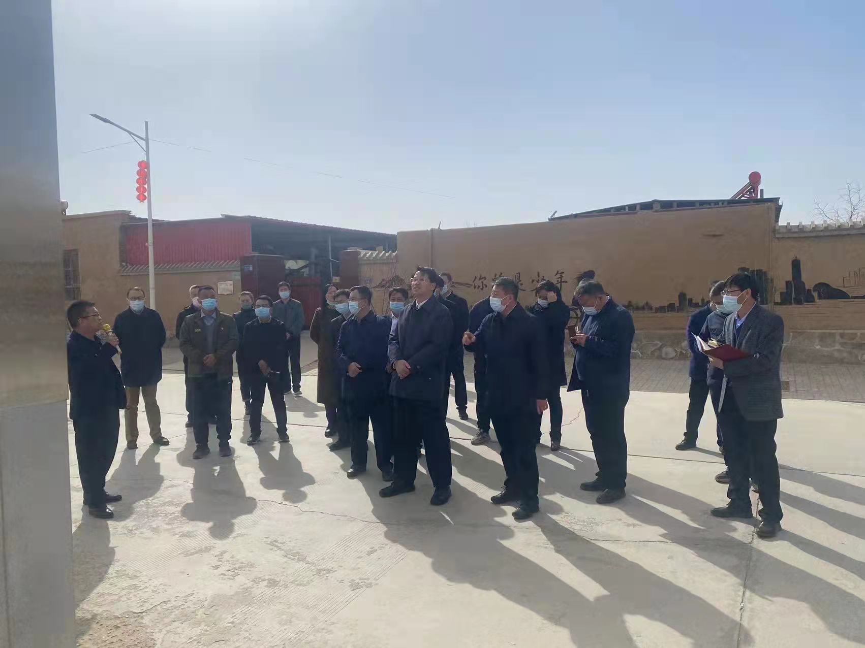 宁夏回族自治区党委常委、秘书长雷东生一行调研贺兰县宅基地改革试点项目